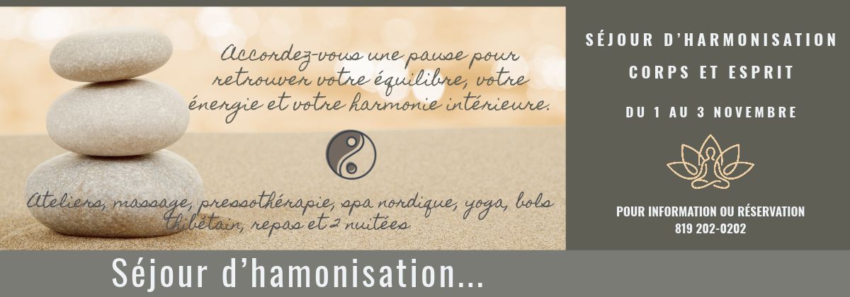 SÉJOUR D'HARMONISATION